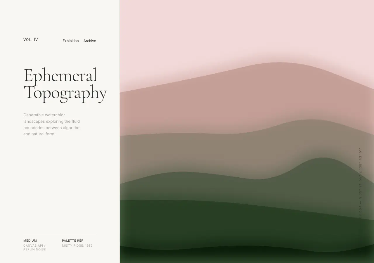 Preview of Watercolor Landscape Landing 5